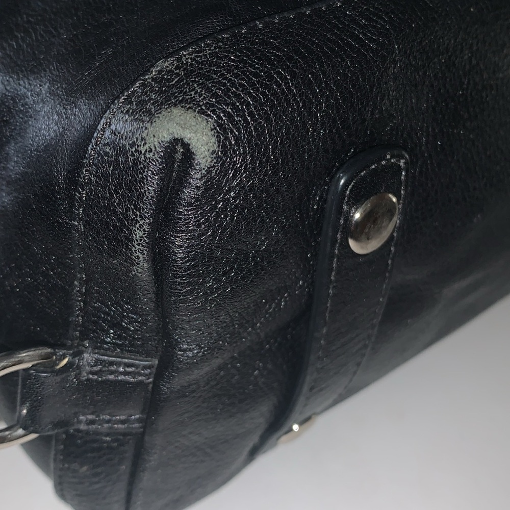 Coach Black Leather Satchel - Picture 7 of 16